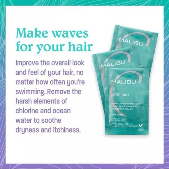 NEW Malibu C Swimmers Wellness Shampoo&Conditioner liters*gets the green out!! - Picture 6 of 7